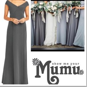 Show Me Your Mumu gown, bridesmaids, wedding